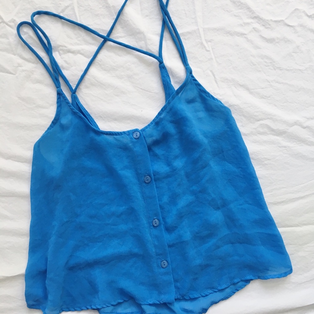 Sheer flowy top